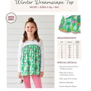 Matilda Jane Winter Dreamscape top Christmas